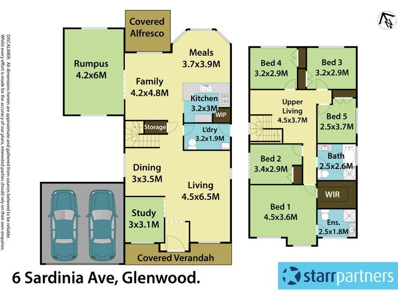 6 Sardinia Avenue, Glenwood NSW 2768 Floorplan