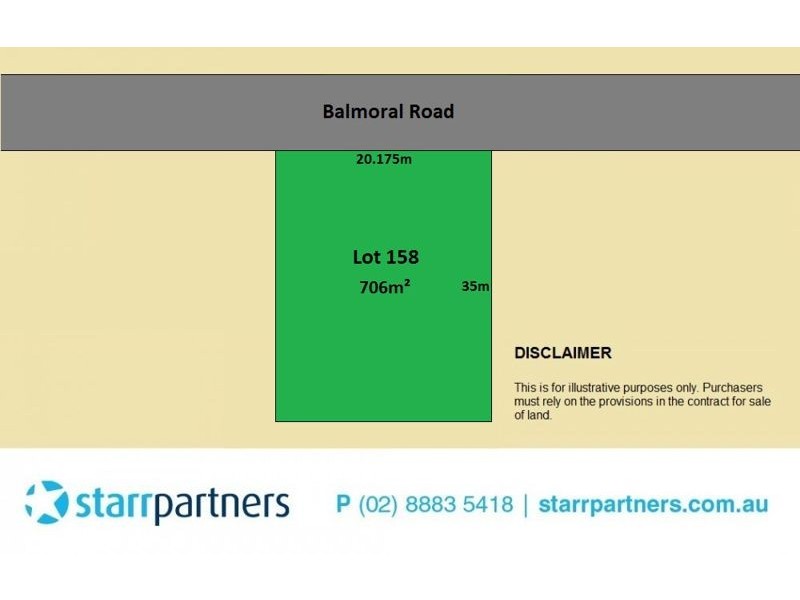 Lot 158 Balmoral Road, Kellyville NSW 2155