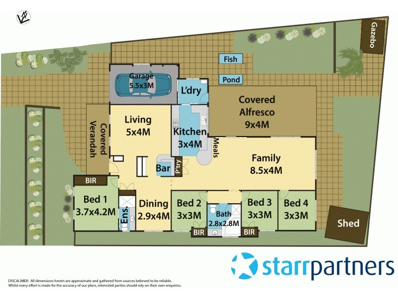 24 Bricketwood Drive, Woodcroft NSW 2767 Floorplan