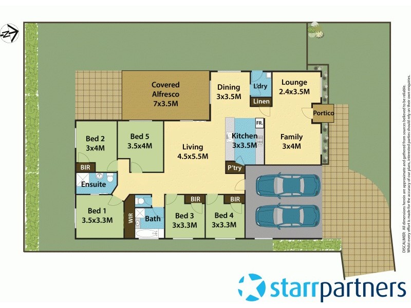 18 Charlie Yankos Street, Glenwood NSW 2768 Floorplan