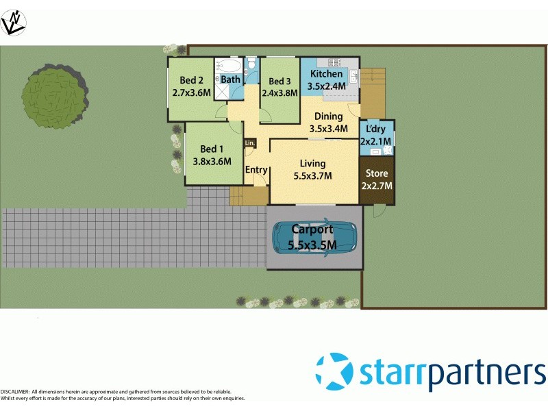 13 Roper Road, Colyton NSW 2760 Floorplan