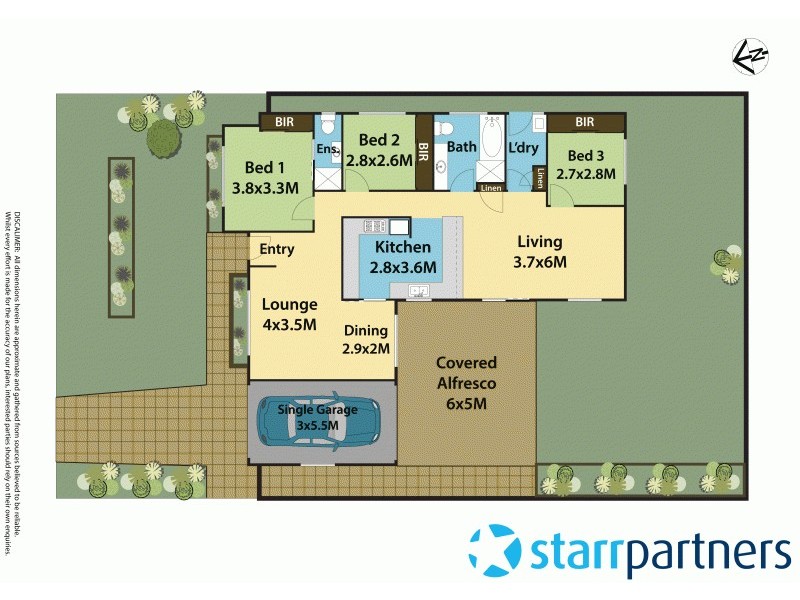 11 Farmer Close, Glenwood NSW 2768 Floorplan