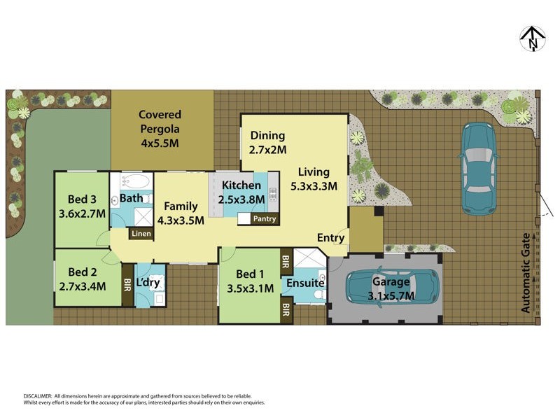 104 Bricketwood Drive, Woodcroft NSW 2767 Floorplan