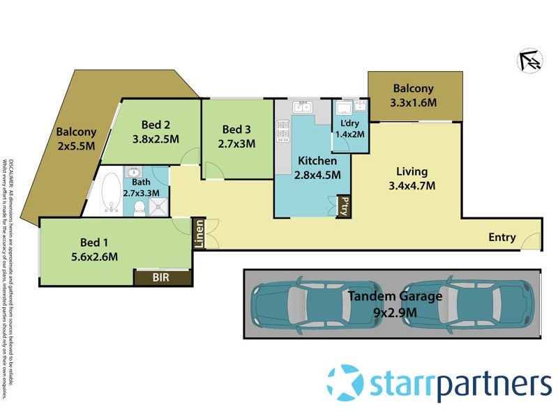 5/189 Hawkesbury Road, Westmead NSW 2145 Floorplan