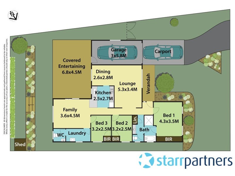 55 Pendley Crescent, Quakers Hill NSW 2763 Floorplan