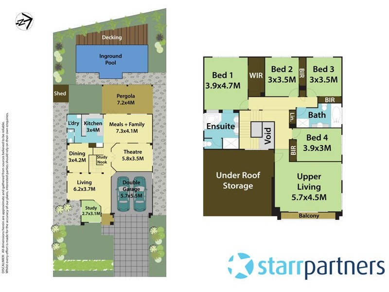 9 Stonehaven Avenue, Kellyville Ridge NSW 2155 Floorplan