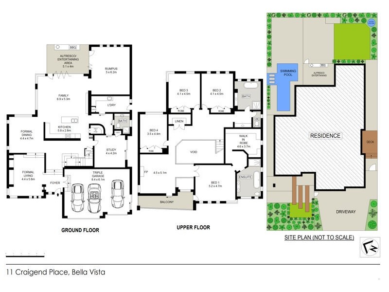 11 Craigend Place, Bella Vista NSW 2153 Floorplan