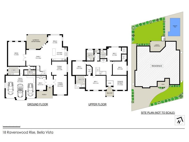 18 Ravenswood Rise, Bella Vista NSW 2153 Floorplan
