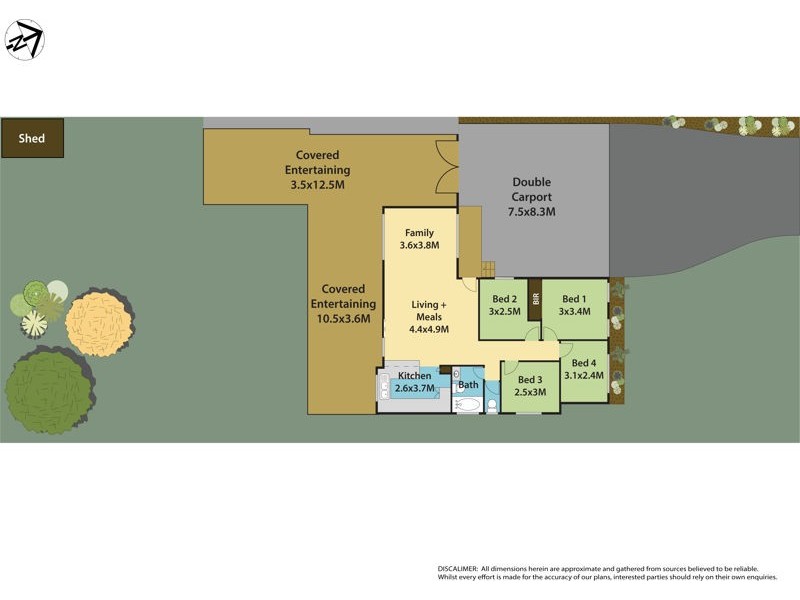 22 Cowper Circle, Quakers Hill NSW 2763 Floorplan