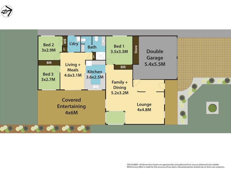 22 Gregory Street, Glendenning NSW 2761 Floorplan