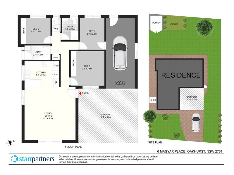 6 Magyar Place, Oakhurst NSW 2761 Floorplan