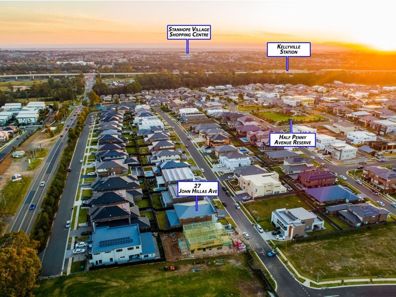 27 john hillas Avenue, Kellyville NSW 2155