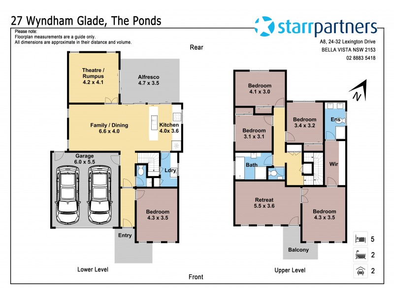 27 Wyndham Glade, The Ponds NSW 2769 Floorplan