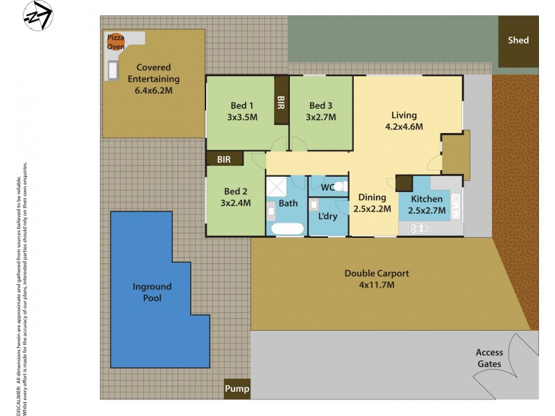 16 Sally Place, Glendenning NSW 2761 Floorplan