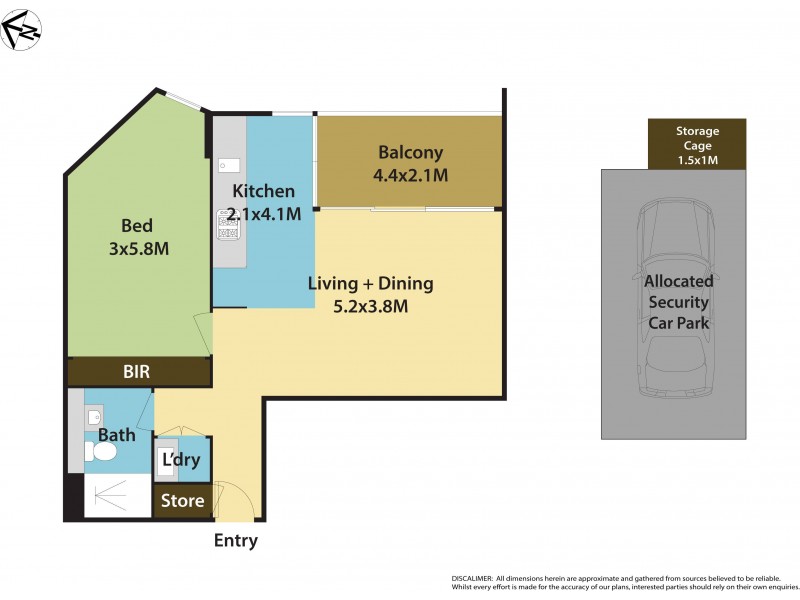 502/81A Lord Sheffield Circuit, Penrith NSW 2750 Floorplan