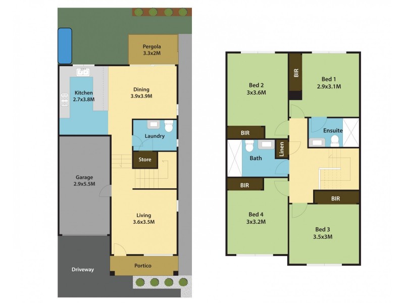 2 Duff Glade, Schofields NSW 2762 Floorplan