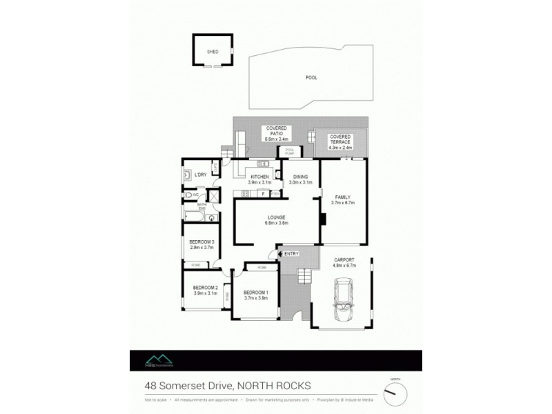 48 Somerset Drive, North Rocks NSW 2151 Floorplan