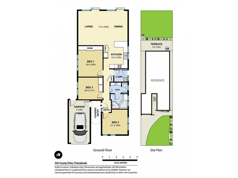 1/55 County Drive, Cherrybrook NSW 2126 Floorplan