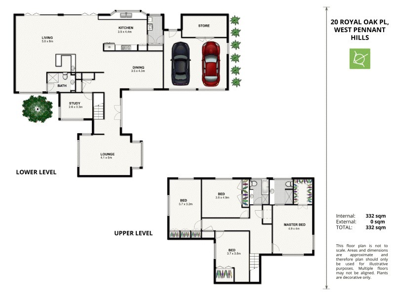 20 Royal Oak Place, West Pennant Hills NSW 2125 Floorplan