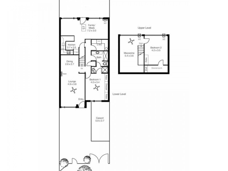 2/1 Wellington Terrace, Fullarton SA 5063 Floorplan
