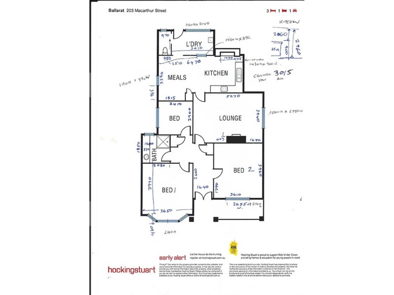 203 MacArthur Street, Soldiers Hill VIC 3350 Floorplan
