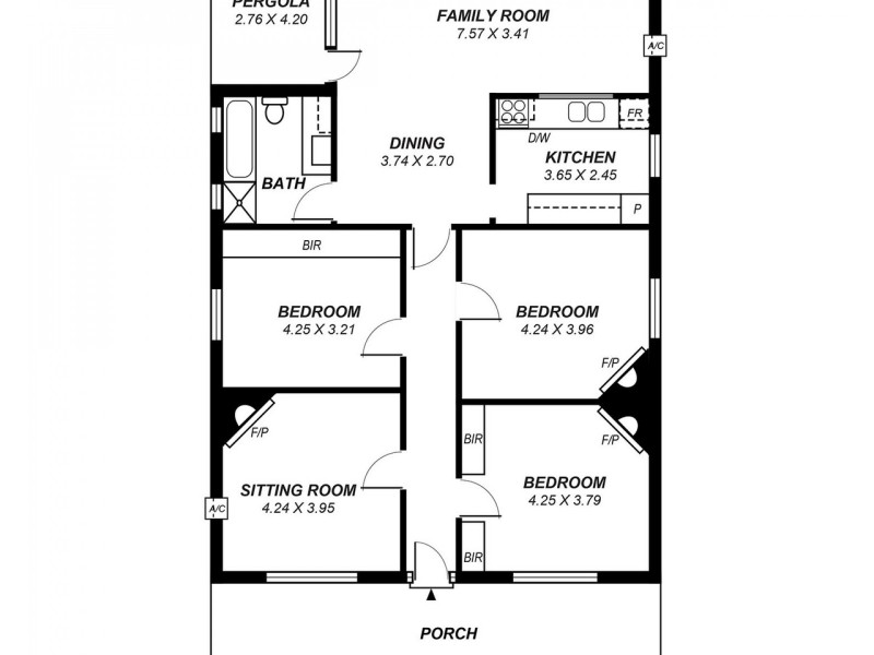 7 Rose Street, Gilberton SA 5081 Floorplan