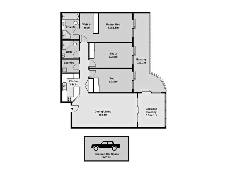 22/39-61 Gibbons Street, Redfern NSW 2016 Floorplan