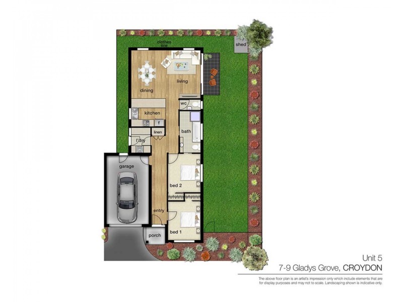 5/7-9 Gladys Grove, Croydon VIC 3136 Floorplan