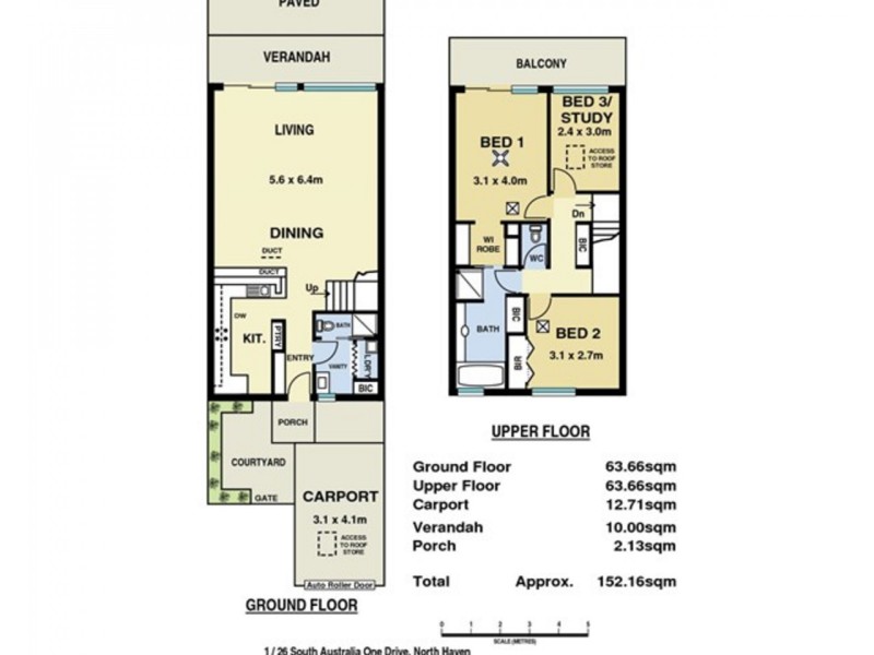 1/26-28 South Australia One Drive, North Haven SA 5018 Floorplan