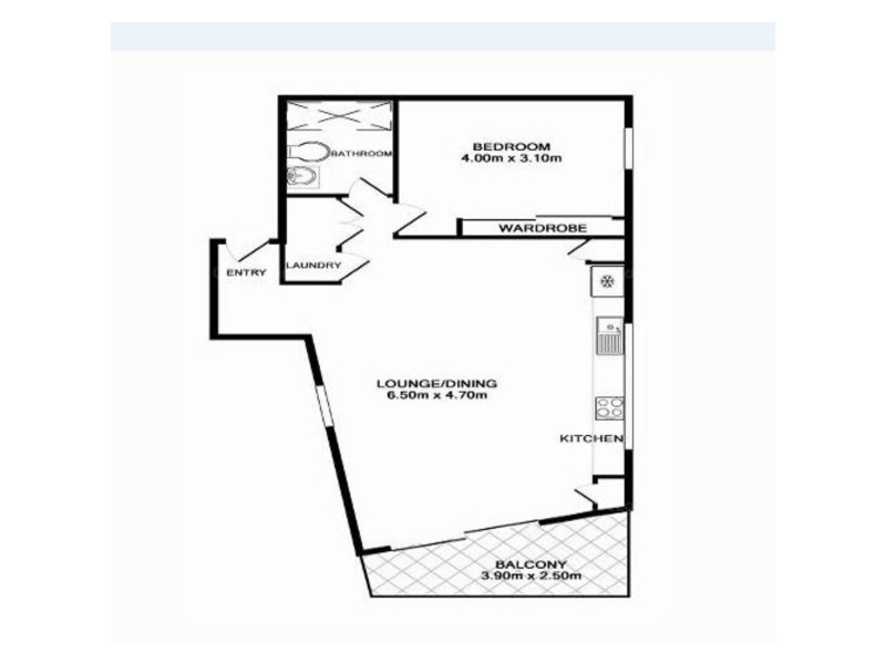 32/75 Barker Street, New Farm QLD 4005 Floorplan