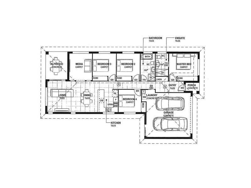 60 Dixon Drive, Pimpama QLD 4209 Floorplan
