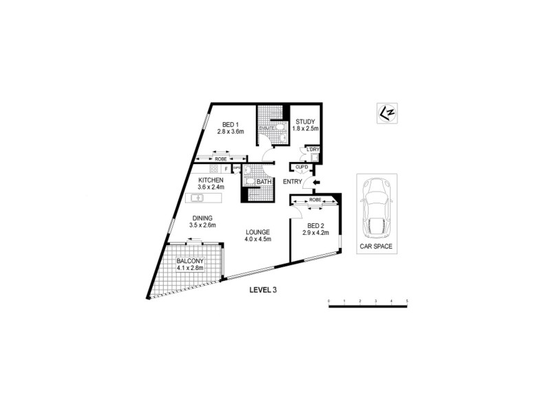 96/6B Defries Avenue, Zetland NSW 2017 Floorplan