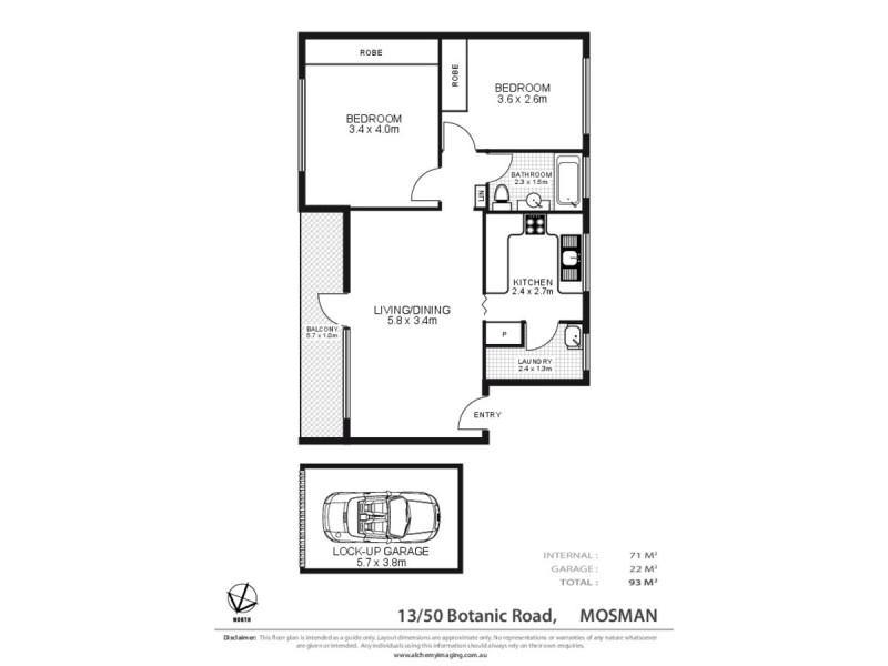 13/50 Botanic Road, Mosman NSW 2088