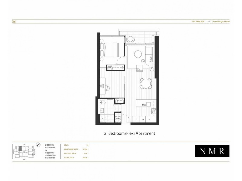 4.06/69 Flemington Road, North Melbourne VIC 3051