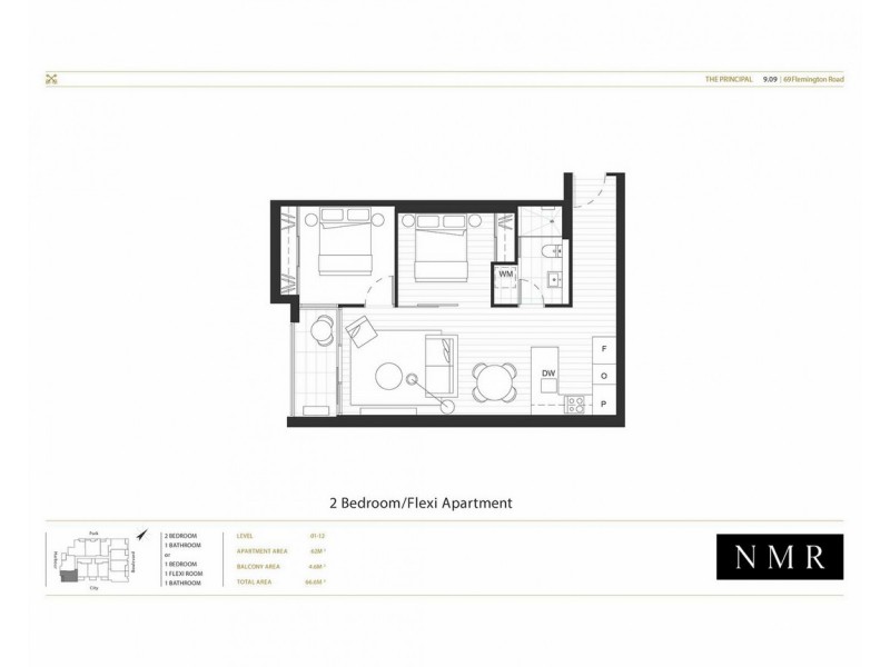 9.09/69 Flemington Road, North Melbourne VIC 3051