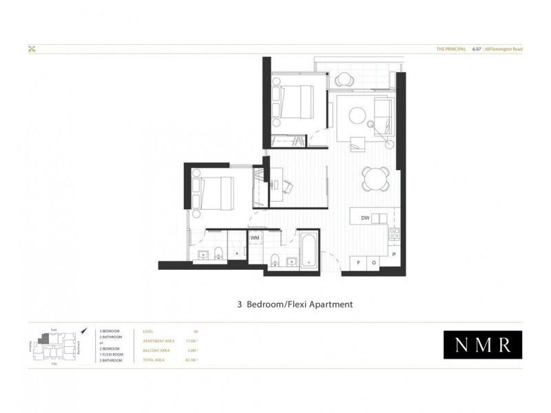 6.07/69 Flemington Road, North Melbourne VIC 3051