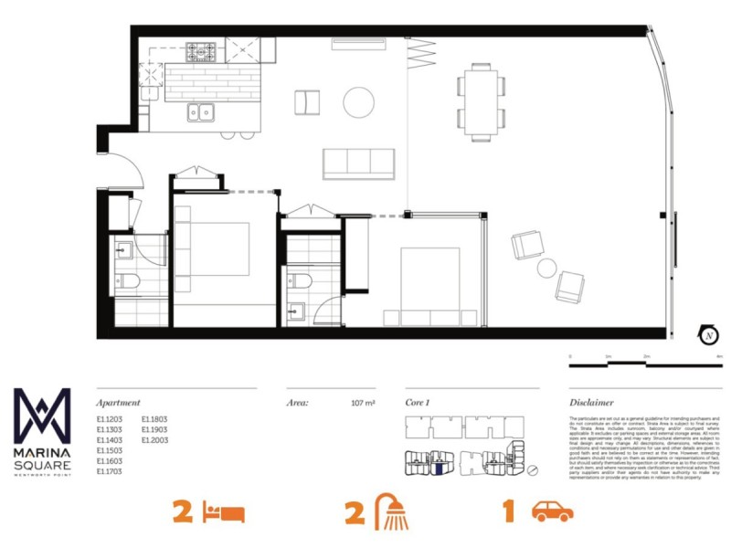 1303/11 Wentworth Place, Wentworth Point NSW 2127