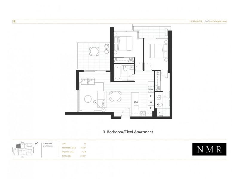 507/69 Flemington Road, North Melbourne VIC 3051