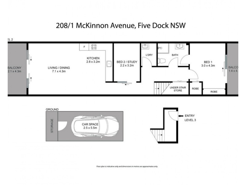 208/1 McKinnon Avenue, Five Dock NSW 2046