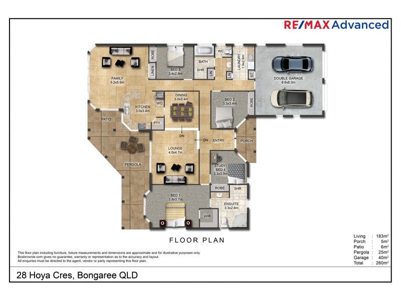 28 Hoya Crescent, Bongaree QLD 4507 Floorplan