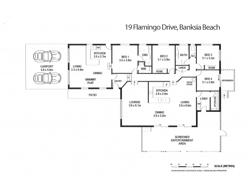 19 Flamingo Drive, Banksia Beach QLD 4507 Floorplan