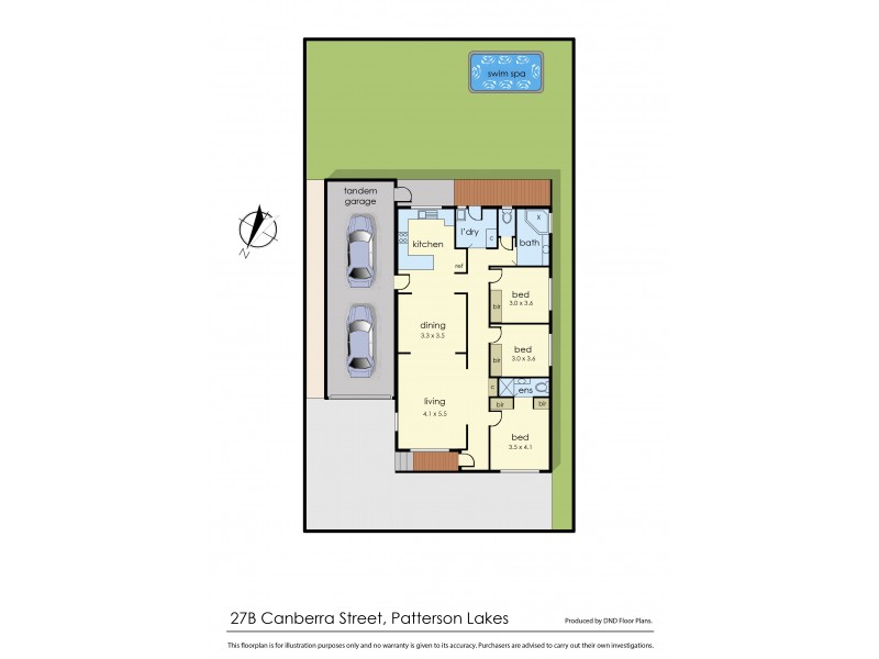 27B Canberra Street, Patterson Lakes VIC 3197 Floorplan