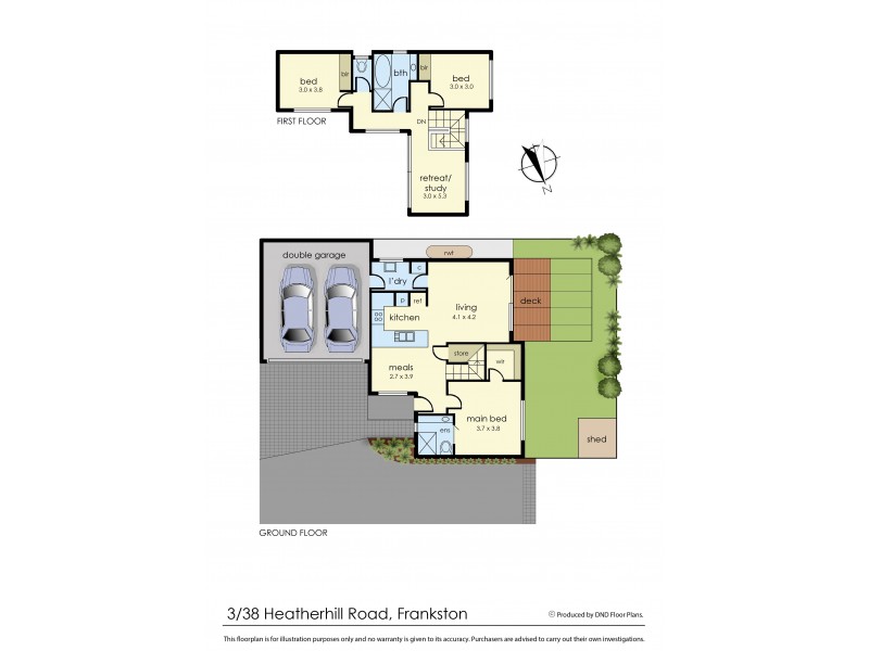 3/38 Heatherhill Road, Frankston VIC 3199 Floorplan