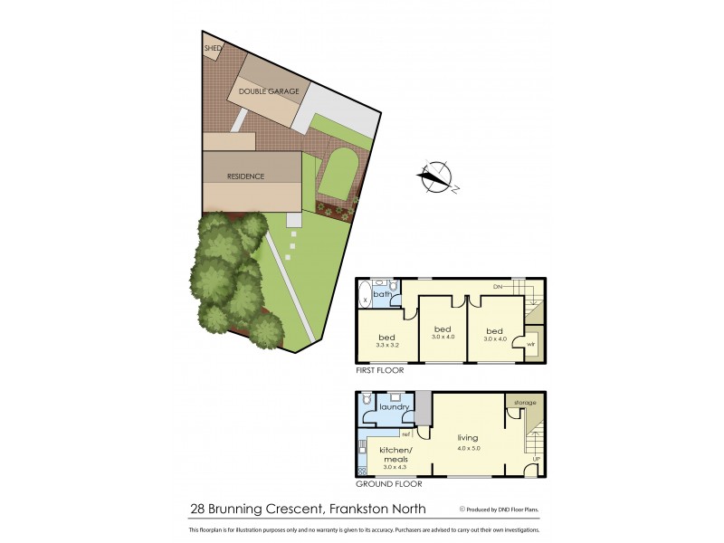 28 Brunning Crescent, Frankston North VIC 3200 Floorplan
