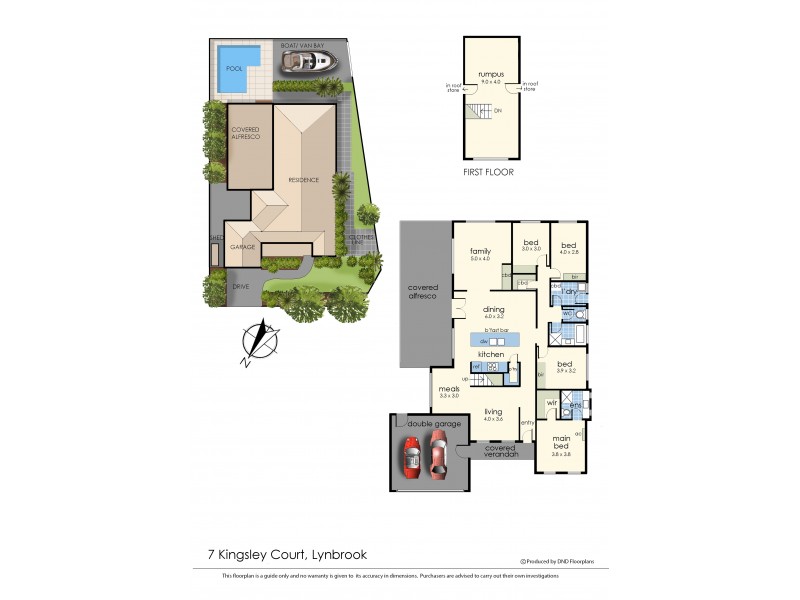 7 Kingsley Court, Lynbrook VIC 3975 Floorplan