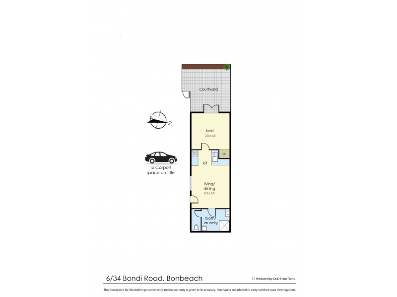 6/34 Bondi Road, Bonbeach VIC 3196 Floorplan