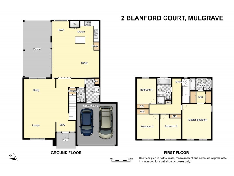 2 Blanford Court, Mulgrave VIC 3170 Floorplan