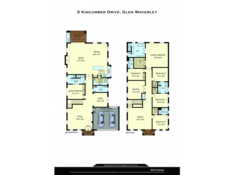 5 Kincumber Drive, Glen Waverley VIC 3150 Floorplan