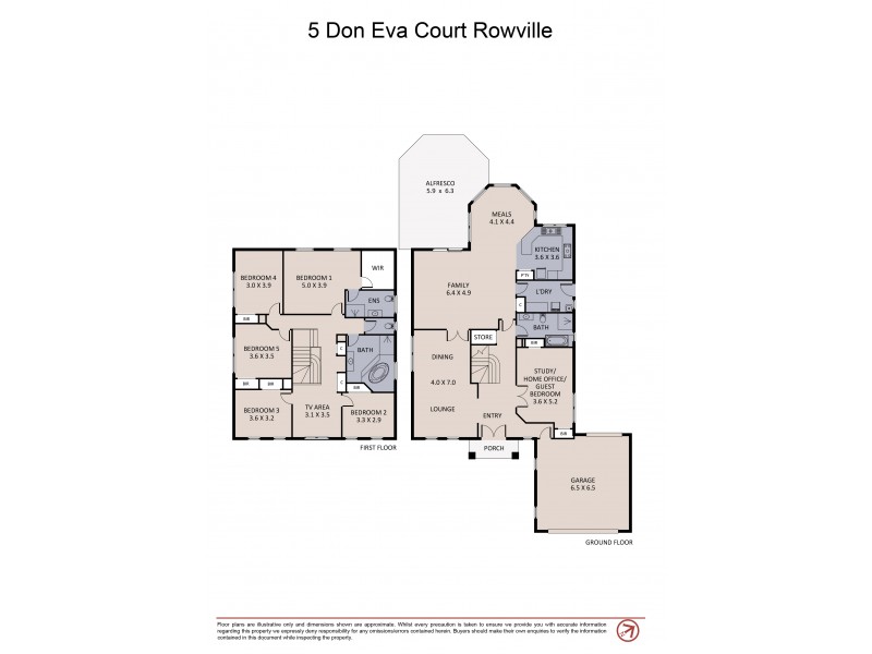 5 Don Eva Court, Rowville VIC 3178 Floorplan