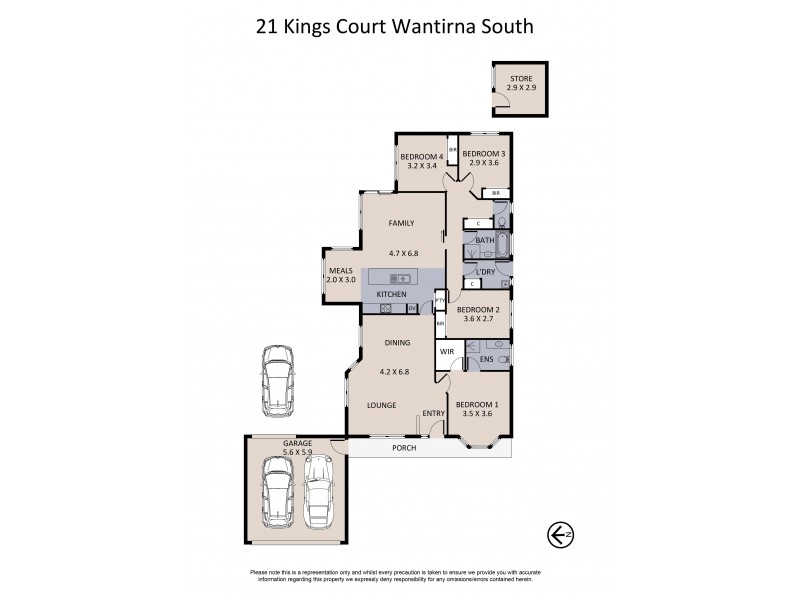 21 KINGS COURT, Wantirna South VIC 3152 Floorplan